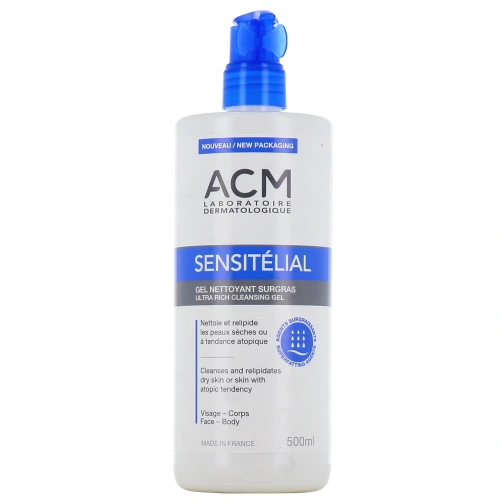 ACM Sensitélial Gel Nettoyant Surgras