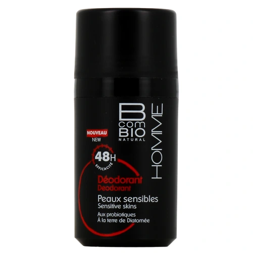 B com Bio Homme Déodorant 48h Peaux Sensibles