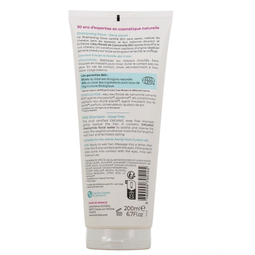 B Com Bio Shampoing Doux Sans Savon