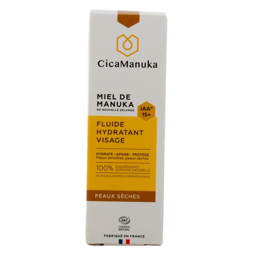 CicaManuka Fluide Hydratant Visage Bio