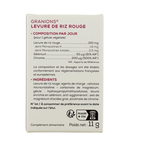 Granions Levure de Riz Rouge