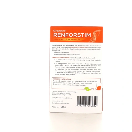 Granions Renforstim Immunité Renforcée