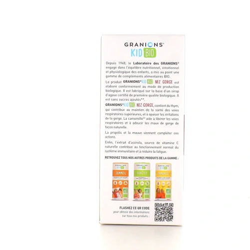 Granions Kid Bio Nez Gorge Sirop