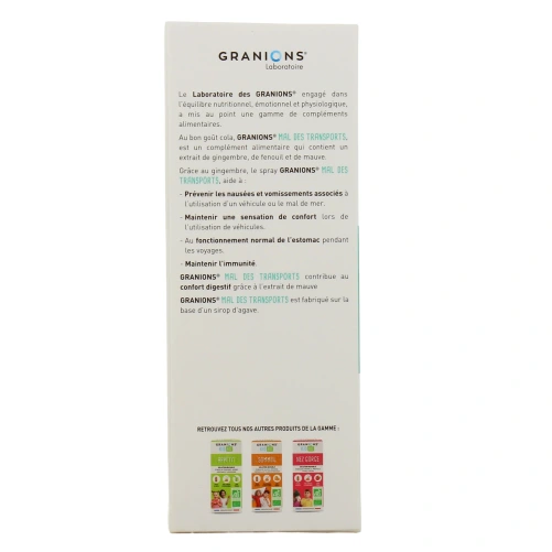 Granions Spray Mal des Transports