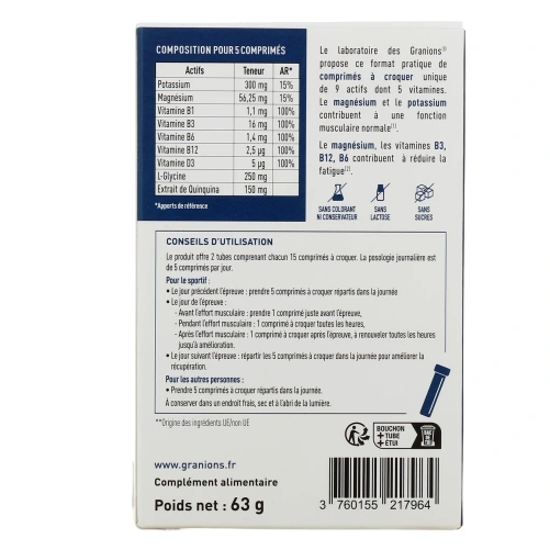 Granions Décontractant Musculaire Fort
