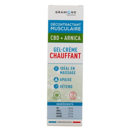 Granions Décontractant Musculaire Gel-Crème Chauffant
