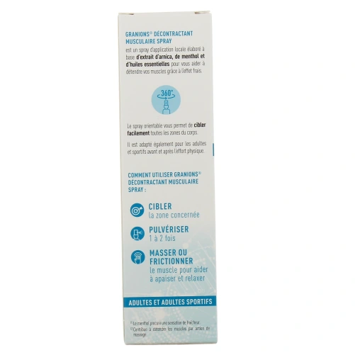 Granions Décontractant Musculaire Spray Apaisant