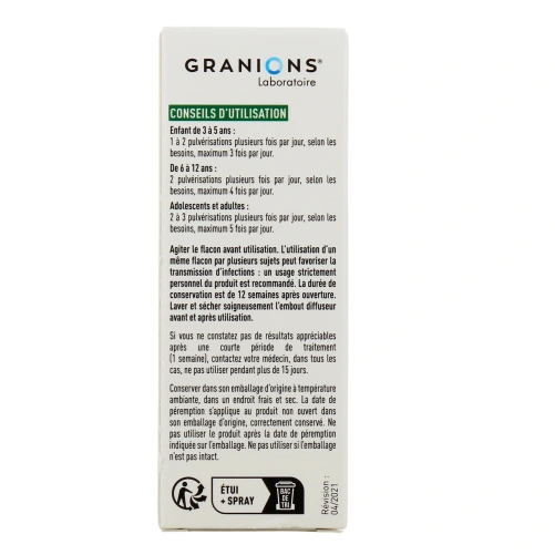 Granions Spray Toux et Mal de Gorge
