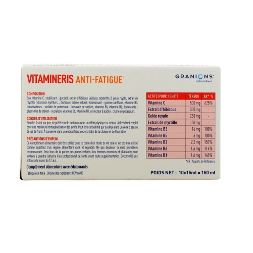Granions Vitamineris Anti-Fatigue