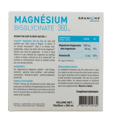 Granions Magnésium Bisglycinate
