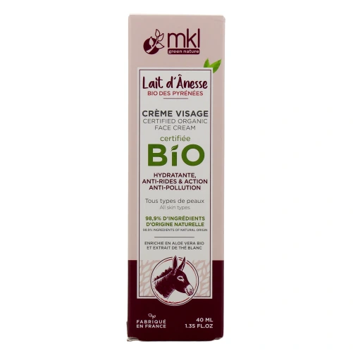 MKL Crème Visage Lait d'ânesse Bio