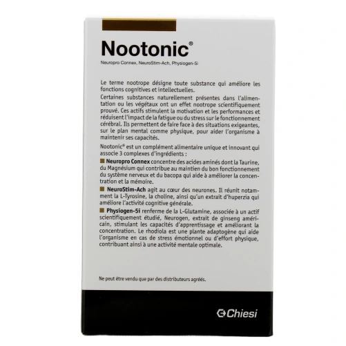 Nootonic Performances Cognitives