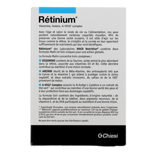Retinium Santé des yeux