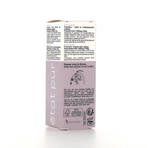 Etat Pur Resveratrol Vieillissement Cutané