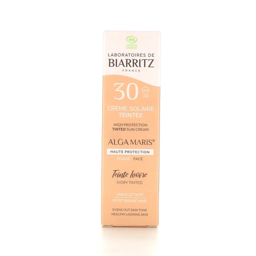 Laboratoires de Biarritz Crème solaire visage teintée SPF30