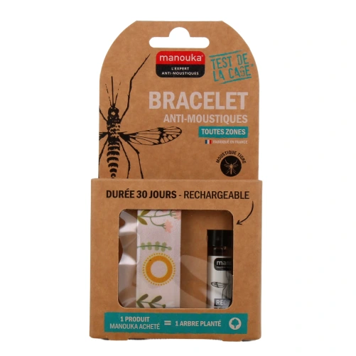 Manouka Bracelet Anti-Moustiques