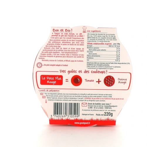 Good Goût Le Petit Plat avec gros morceaux dès 12 mois