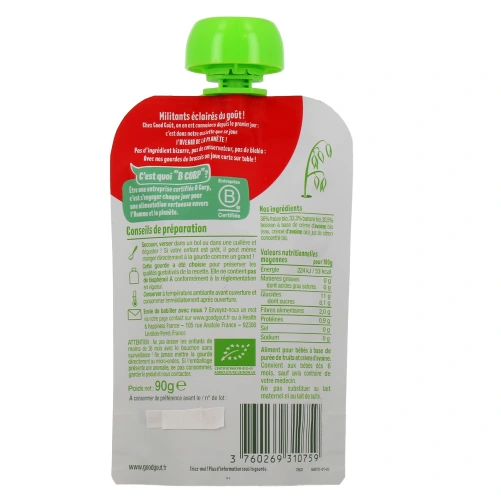 Good Goût Brassé Végétal dès 6 mois