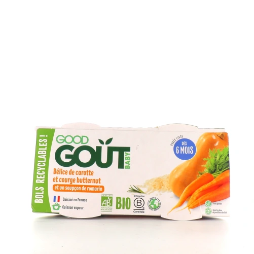 Good Goût Plat Bio pour Bébé