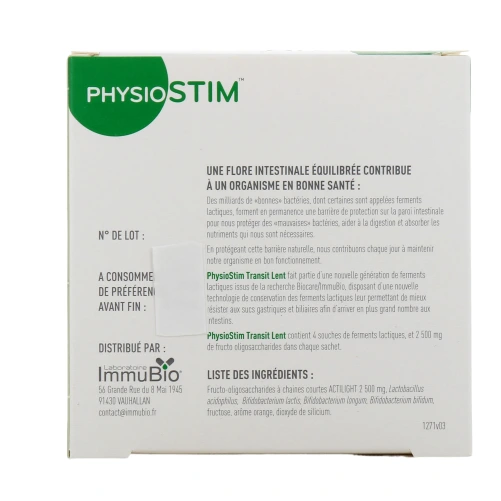 Immubio PhysioStim Transit Lent Confort Digestif