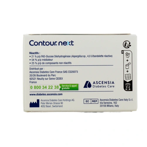 Ascensia Bandelettes Contour Next