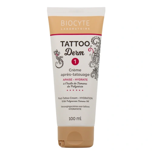 Tattoo Derm 1 Crème Après-Tatouage Réparation Hydratation