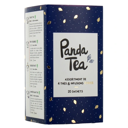 Panda Tea Assortiment Thés & Infusions d'Hiver