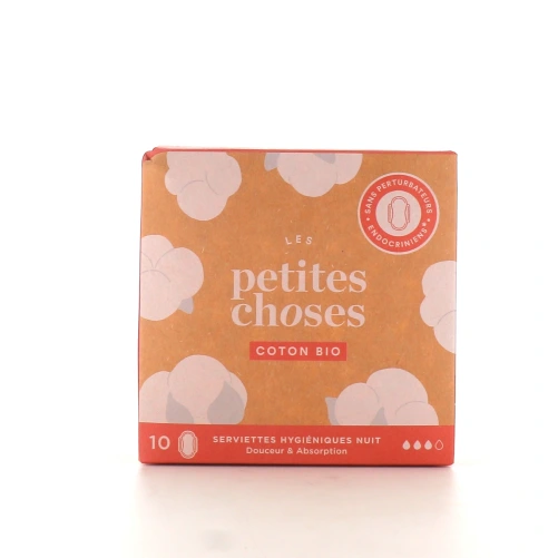 Les Petites Choses Serviettes Hygiéniques Nuit Coton Bio