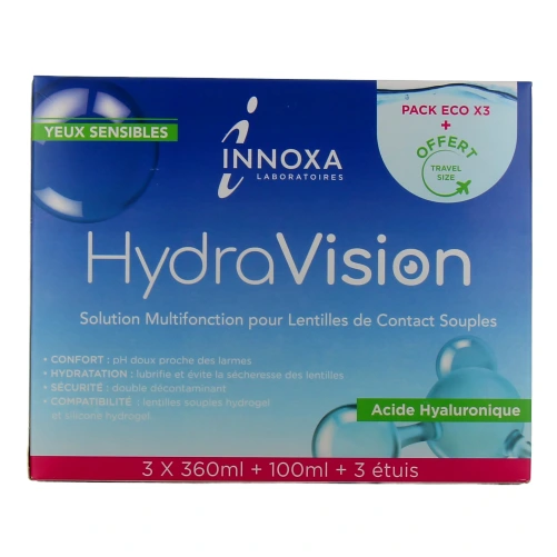 Innoxa Hydravision Solution pour Lentilles