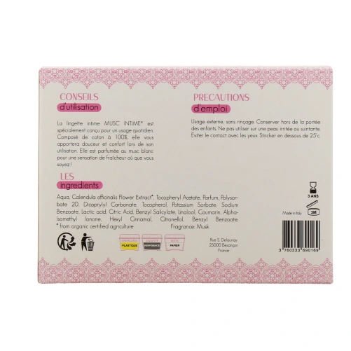 Musc Intime Lingettes