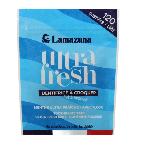 Lamazuna Dentifrice à croquer 120 pastilles