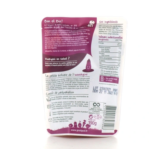 Good Goût Purée dès 8 mois