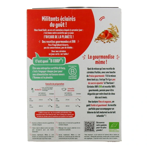 Good Goût Muesli fraise dès 6 mois