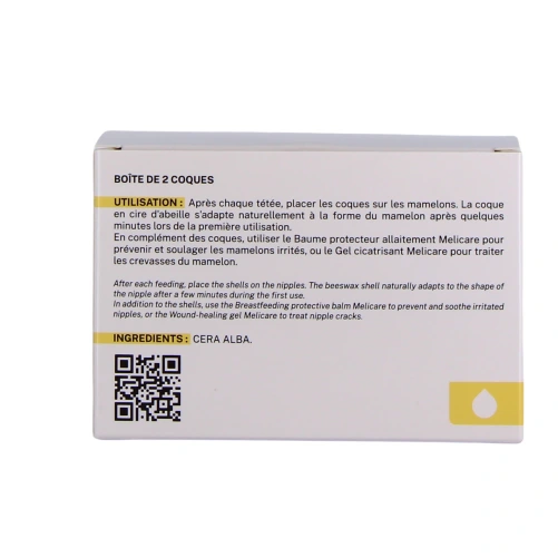 Melicare Coques d'Allaitement en Cire d'Abeille