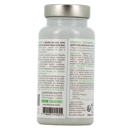 Biocyte Longevity 5 Enzymes Digestives