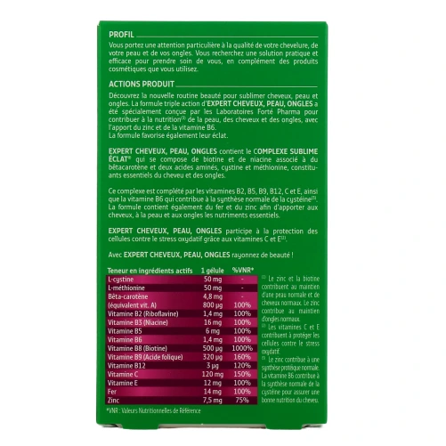 Forté Pharma Expert Cheveux, Peau et Ongles