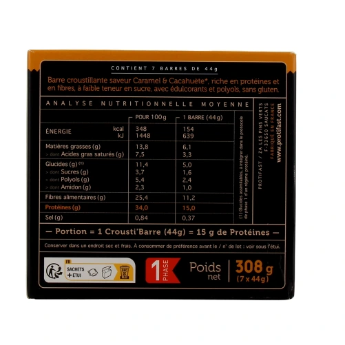 Protifast Hyperprotéiné Barre Crousti