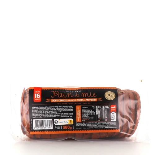 Protifast Pain de Mie Multi-Céréales Protéiné
