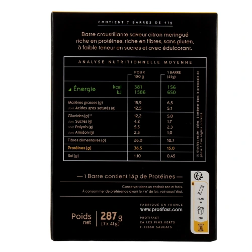 Protifast Barres Fluffy Riches en Protéines