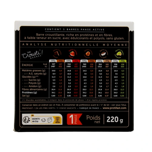 Protifast Hyperprotéiné Barre Crousti