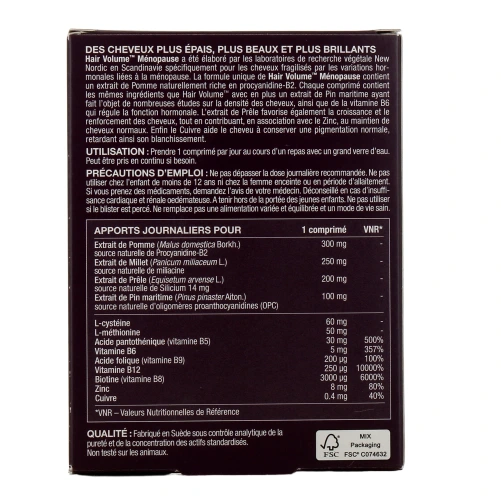 New Nordic Hair Volume Ménopause