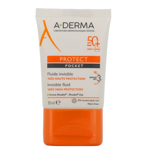 A-Derma Protect Pocket Fluide Invisible SPF 50+