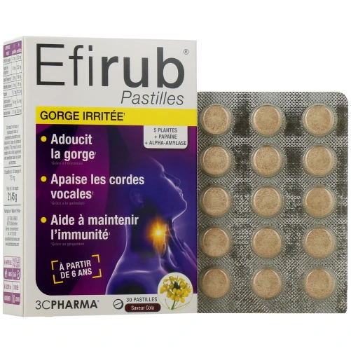 3C Pharma Efirub Gorge Irritée