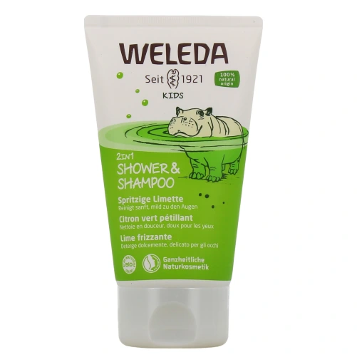 Weleda Crème de douche 2en1 Enfants Citron vert pétillant