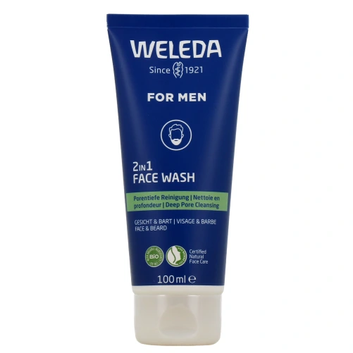 Weleda Gel Nettoyant Visage 2 en 1 Homme Bio