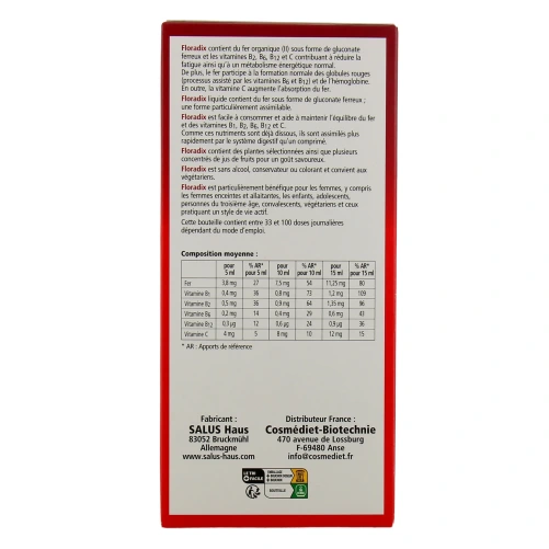 Floradix Fer + Plantes