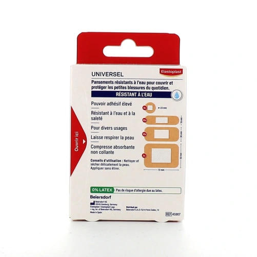 Elastoplast Universel Pansements Résistants à l'Eau