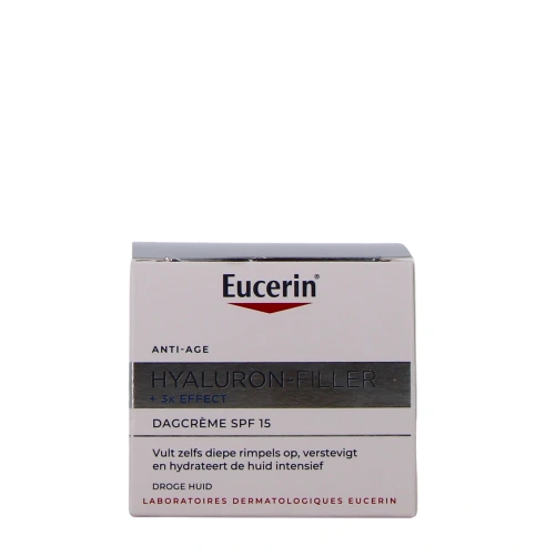 Eucerin Hyaluron-Filler 3X Effect SPF 15 Soin de Jour Peau Sèche