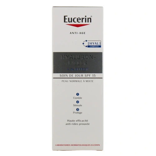 Eucerin Hyaluron-Filler 3X Effect SPF 15 Soin de jour Peau normale à mixte