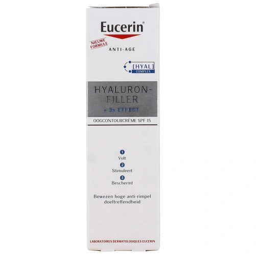 Eucerin Hyaluron-Filler 3X Effect Soin Contour des yeux SPF15